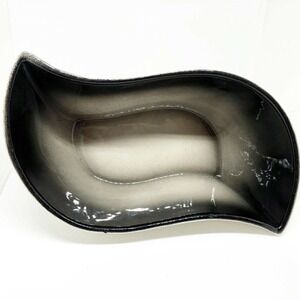 Vintage California Pottery Black & White Art Deco Bowl